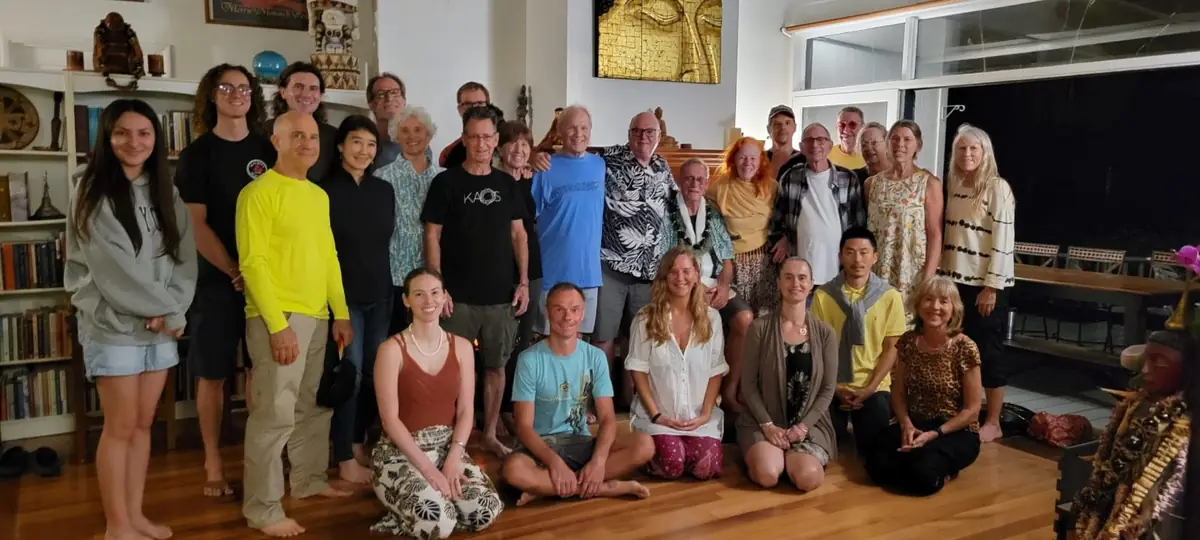 Aloha Sangha group- a home based Buddhist community in Honolulu, Hawaii. 