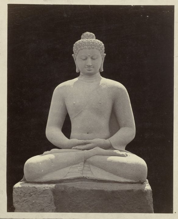 Buddhist meditation in Honolulu group uses Buddha representations such as this one.