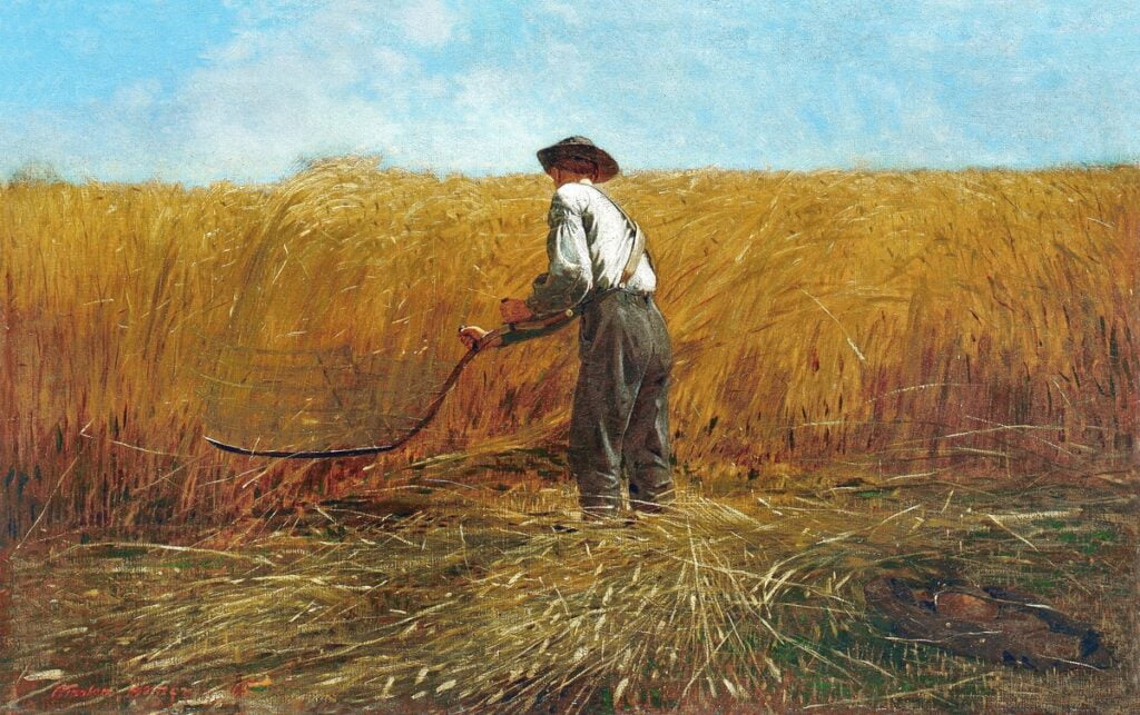 The Veteran in a New Field (1865) by Winslow Homer.