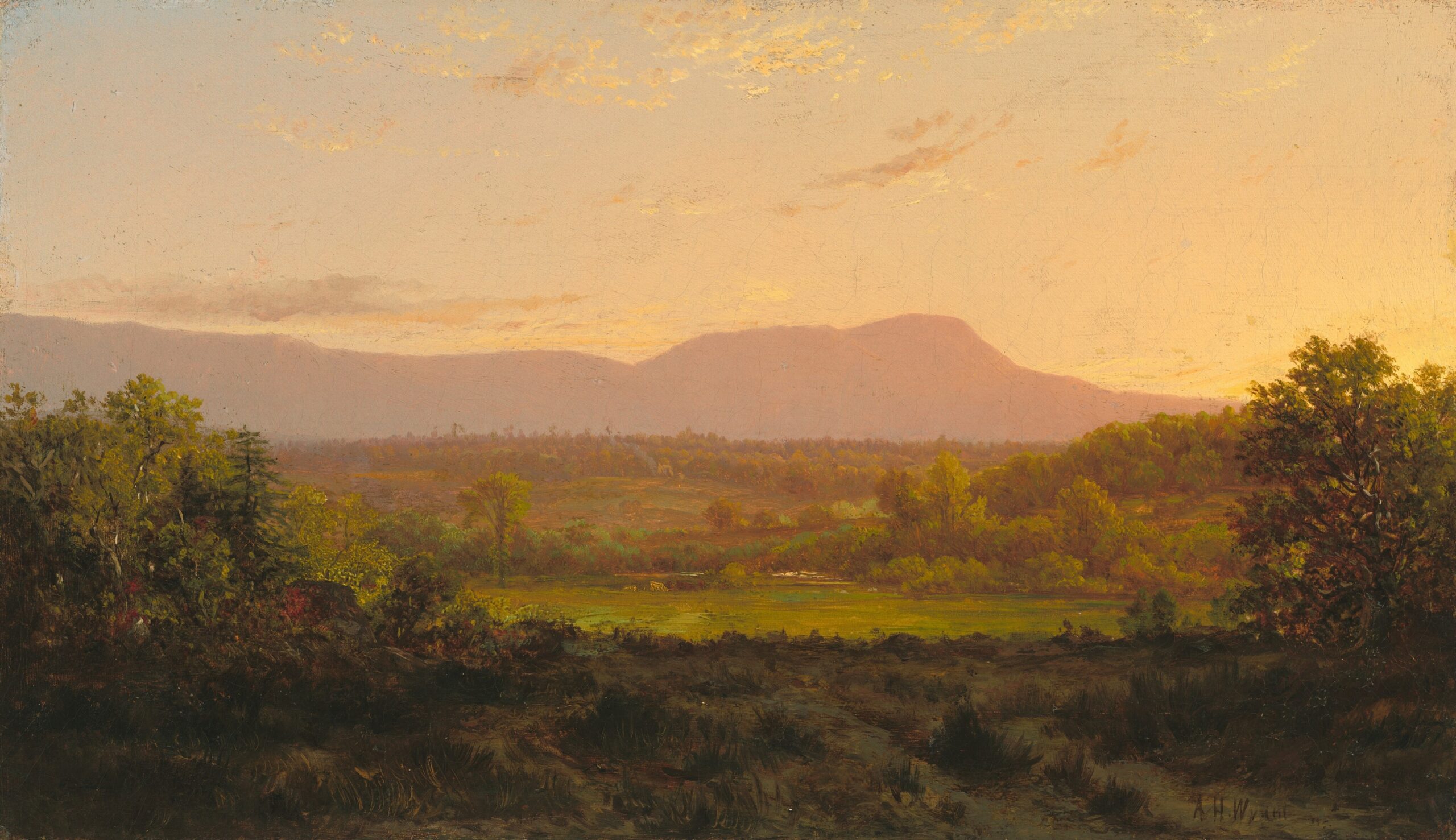 Peaceful Valley (ca. 1872) by Alexander Helwig Wyant.