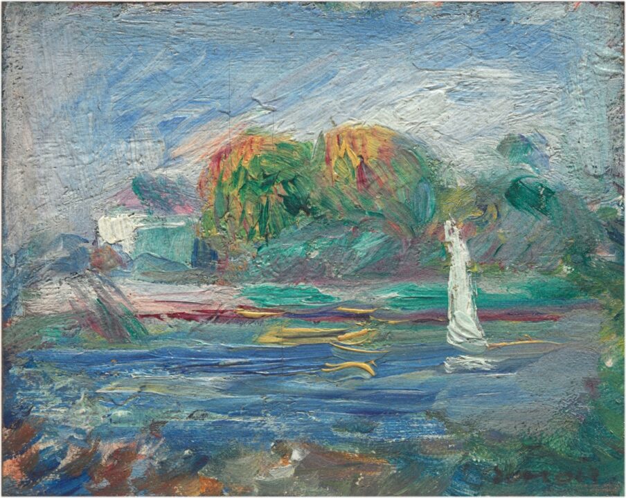 Pierre-Auguste Renoir's The Blue River (c. 1890-1900)